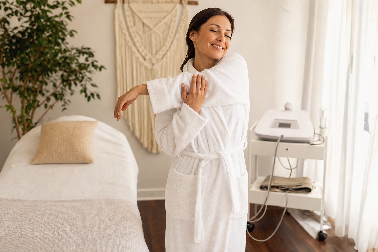 Electrotherapy — before and after
